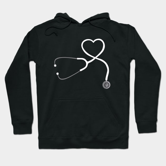 Stethoscope Heart Hoodie by DiegoCarvalho